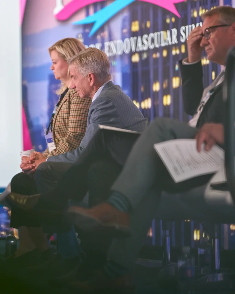 Panelistas en congreso médico — fotografía de eventos